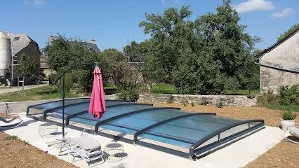 Image de ambiance piscine et jardin